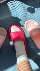 BMCiTYBM รองเท้าแตะผู้หญิง รองเท้าแตะสำหรับใช้ในร่มและกลางแจ้ง M25FWJJ02