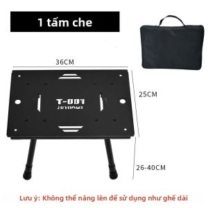 Bàn Cắm Trại Bằng Hợp Kim Nhôm Có Thể Điều Chỉnh Được IGT Drain Basket Cover Horse Stool 1 Unit