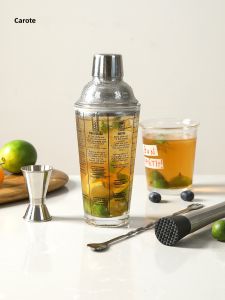 CAROTE | Glass Shaker Set Handmade Lemon Tea Tool Manual Shake Cup