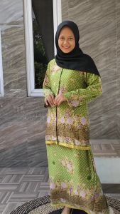 Setelan Muslimat NU Sragam Muslimat NU Atasan dan Rok Batik NU | Set Rok Batik Pengaosan NU Seragaman NU Bahan SUTRA Dan SANWOS