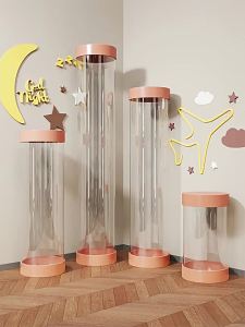 MENGBINFEN | Transparent Doll & Plush Toy Storage Shelf
