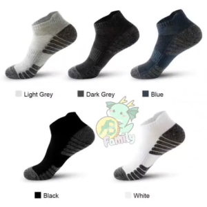 A5 Kaos Kaki Pendek Pria Korea Tebal Running Dewasa Semata Heat Tech Non Slip Korean Style Polos Ankle Socks Sneakers SMA Sport Muslimah Olahraga Jogging Treadmill Import