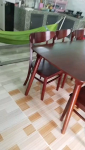 Bộ Bàn Ghế Ăn 4 – 6 Ghế Cabin Hiện Đại – Gỗ Cao Su Tự Nhiên Sang Trọng Chống Thấm - BH 1 NĂM