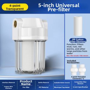 Pre-Filter Water Purifier 5 Inch 1/2 Inch Connection