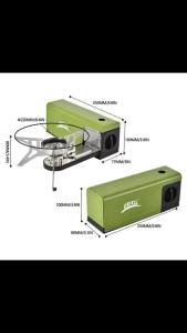 BRS | 2028 New Outdoor Folding Cassette BRS-97 Portable Storage Camping 3800W Burner Picnic Barbecue Windproof Furnace Hot Pot 2026