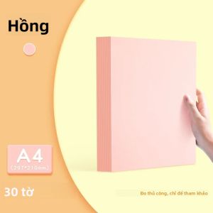 Giấy Bìa Cứng Màu A4 Bề Mặt Mờ Dùng Cho Làm Album Ảnh Thiệp Thủ Công Đồ Thủ Công Tự Làm Văn Phòng Phẩm Giấy Nền Màu