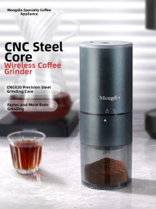 MONGDIO | Máy Xay Cà Phê Điện Di Động CNC Lõi Thép