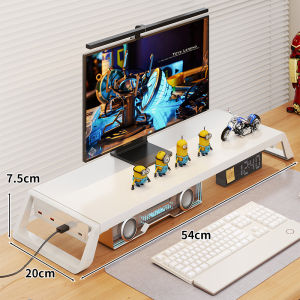 QINQI | Elevating Desk Organizer with USB Charging