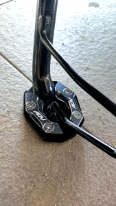 Motorcycle Side Stand Cover Aluminum Alloy Universal Enlarge Plate Kickstand Extension 1PcMotorcycle Bicycle Foot Extension Kickstand Accessories