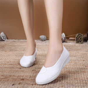 Comfortable Soft Bottom Slope Heel Nurse Shoes & Women's Work Shoes