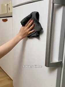 ODOROKU 100% Cotton Waffle Weave Kitchen Dish Cloths Ultra Soft Absorbent Quick Drying Dish Towels Cleaning Cloth Grey Brown 30x30cm