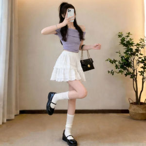 XIANYIJIAO | Anti-Exposure Flared Mini Skirt