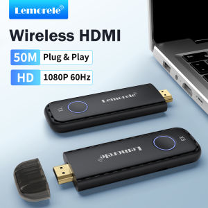Lemorele 50M Wireless HDMI Transmitter Receiver 1080P Display Dongle Extender AV Adapter for Laptop TV Projector Monitor
