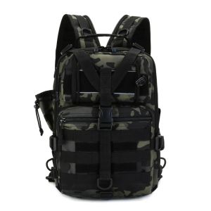 Fishing Boxes Backpack Multi-function Fishing Tackle Rod Bag Outdoor Sports Fishing Shoulder Tactical Molle Bag
