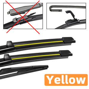Suitable for Hyundai I20 BC3 2020-2024 Front and Rear Windshield Wiper Set Windshield Wiper Automotive Parts 2021 2022 2023 2024