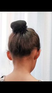 Kids Ballet Dance Skating Snoods Hair Net Bun Cover Set Black