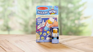 Melissa & Doug Sticker WOW! Atlas the Astronaut- Activity Pad & Sticker Stamper- Age 3+ Arts Crafts