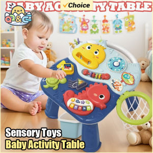 Baby Activity Table Musical Toys Sound Maker Games for Babies Sensory Toys Multi-Functional Movement Developing Educational Toys