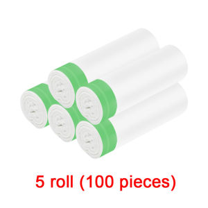 1/5/10 Roll Universal Potty Training Toilet Seat Bin Bags Travel Potty Liners Baby Poop Bags Easy-To-Tie Diapers Bags