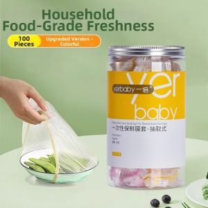 DINGQING | Food Grade Stretchable Food Cover for Dishes and Fruits