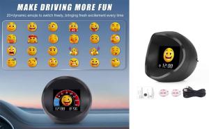 GPS Car HUD Multiple Dynamic Expressions Vehicle Speed/Mileage/Altitude/Clock/ Speedometer Head-up Display For Universal All Car