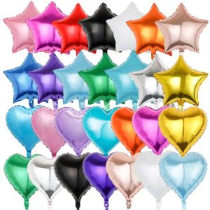 BALON FOIL BINTANG LOVE STAR 40CM 18inch balloon dekorasi natal merry christmas tahun baru new year valentine love hati heart 17 agustus halloween merah biru silver gold pink ungu fanta red blue purple yellow