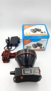 ไฟฉายคาดหัวตราช้าง 583 ไฟ LED 80W หมุนปรับไฟได้ หน้าจอ LED บอกสถานะแบตเตอรี่ ไฟฉายปรับได้ 180 องศา แบตเตอรี่ในตัว ความจุ 4800 mAh USB Charge กันน้ำ คุณภาพสูง ความสว่างสูง ใช้งานได้นาน เหมาะสำหรับตกปลา เดินป่า วิ่งกลางคืน มาพร้อมผ้าคาดหัว และอุปกรณ์ในกล่อง