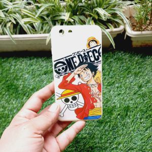 Case Vivo 1606 Softcase Oval Black Motif Anime One Piece Luffy Vivo Y53 2017