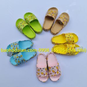 Dép sục bánh mì nhựa EVA siêu nhẹ hoạt tiết dễ thương E198/1