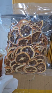 ส้มตกแต่งอาหาร ส้มแผ่น 500กรัม และ 1กิโลกรัม สำหรับใช้ตกแต่งประดับน้ำ อาหาร ขนม เบเกอรี่