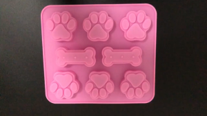 DIY Silicone Cat Paw Puppy Bones Baking Mold Reusable Homemade Pet Treats Cookie Ice Chocolate Mould