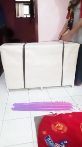 Meja TV Model Terbaru 2025 & Lemari Rak Rotan Sintetis