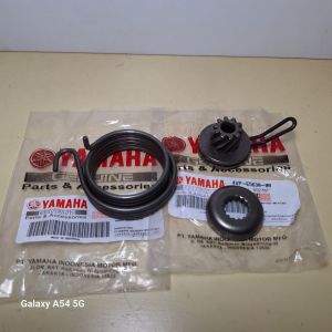 Paketan kick stater engkolan+as selah+gigi pinion+per selah yamaha xeon injeksi paket hemat starter