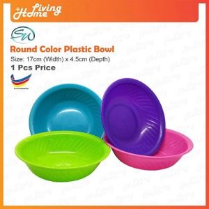 Plastic Bowl 17cm Mangkuk Plastik 17cm- M144 Made in Malaysia