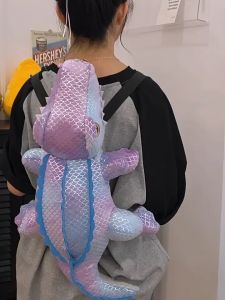 Balo Gấu Nhồi Bông Hình Cá Sấu Nhiều Màu Dễ Thương