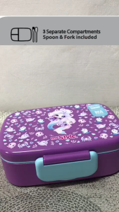 My Style TM 1505 F Bento Lunch Box with Spoon & Fork for Junior Girls