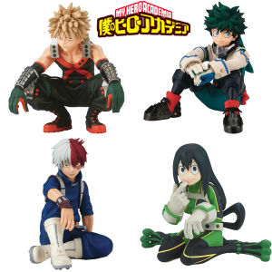 Bandai | My Hero Academia Anime Figure Midoriya Izuku Bakugou Katsuki Todoroki Shoto Asui Tsuyu PVC Action Anime Character Model Toy Gift