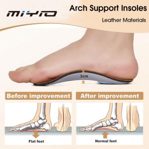 MIYIO 1 Pair Orthopedic Insoles Arch Support Half Insoles Orthotics Inserts Relieve Flat Feet Plantar Fasciitis Shoes Insert