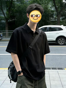 CHENMU | Black Heavy Duty Sturdy Straight Shoulder Polo Tshirt