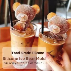 Cute Bear Shaped Silicone Ice Tray