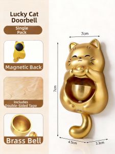 UBT | Japanese Fortune Cat Door Bell Wind Chime