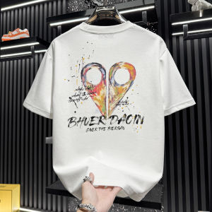 FGD | Luxury Patterned Scissors T-shirt Casual American Style Trendy Summer Loose Short Sleeve