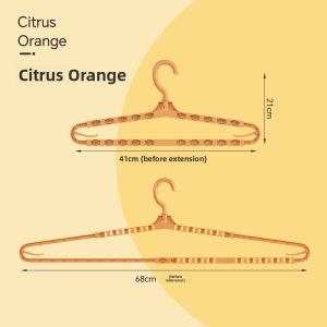 Retractable Clothes Hanger Large Size for Drying Blankets Sheets Towels Quilt Covers Nordic Style Macaron Color Plastic Coat Hanger