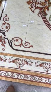 Trang trí cầu thang sàn nhà hiên - thảm gạch men
