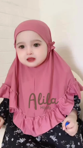 DUNIAKIDS - Jilbab Anak Bayi CARLA 0-3 TH / Hijab Baby / Kerudung Anak Perempuan