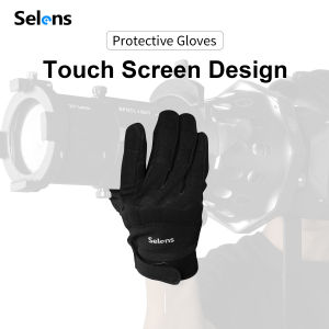 Selens Full Finger Protective Gloves for Studio Lighting Technicians Non-slip Safety Gloves Outdoors Photography Accessories