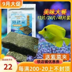 Sea Vegetable Algae Fish Food Fish Food Sea Tank Hanging Open Food Seaweed Marine Fish Feed Seaweed Seaweed Clip