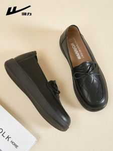 Warrior | One-step Wearable Womens Leather Shoes Fall New Versatile Comfortable