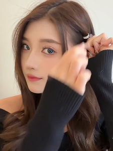 Kẹp tóc nhẫn nhỏ gọn đính đá sáng bóng hợp kim  mới nhất 2025