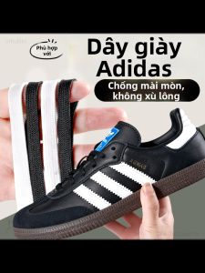 JVBV | Wear-Resistant Non-Pilling Shoelaces Flat Black White